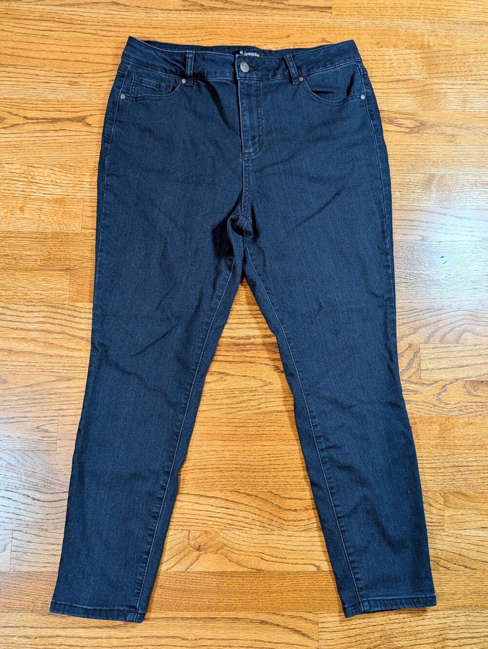 d.jeans Women’s Dark Wash Skinny Jeans Stretch Denim Size 12